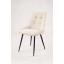 Комплект стульев обеденных Милано М-75 (4 шт.), кожзам Айвори/черный, для кухни, столовой, кафе, 890×510×605 мм Киев