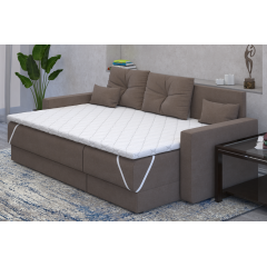 Матрац топпер Topper-futon 1 cocos/Топер-футон 1 кокос жакард, Розмір матрацу (ШхД) 120x190 Талалаевка