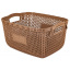 Корзина Violet House 1008 Виолетта CREAM 5 л Коричневый (6873815) Костополь