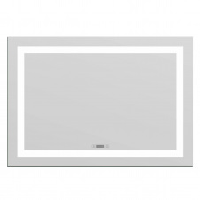 Дзеркало Imprese Option 70х100 з підсвіткою, підігрівом і часами (m08607600ME)