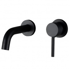 Змішувач для раковини VBI Milano Black прихованого монтажу чорний (VBI-050102BL)