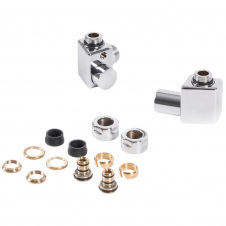 Набір вентилів регулюючих Terma Dexter правий хром