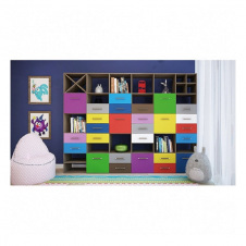 Модульна система COLOR/Колор, Готові кольорові рішення Дуб Бароко Рістретто