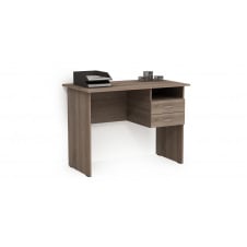 Стіл офісний 1, Готові кольорові рішення Біле дерево