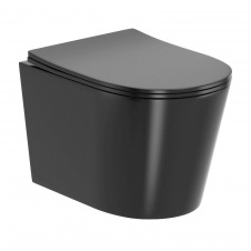 Унітаз підвісний Imprese JESS Rimless, чорний матовий