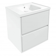 Тумба підвісна Volle TEO з умивальником 65 см білий (15-88-61)