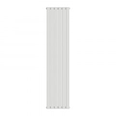 Дизайнерський радіатор Ideale Vittoria 1800×408 вертикальний, білий матовий Веселе
