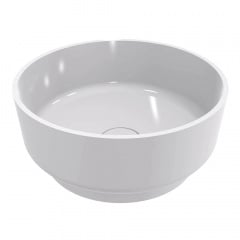 Умивальник Miraggio Marta 420, miramarble, білий глянцевий Стрый