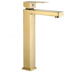Змішувач для раковини VBI Loreno Gold високий золото (VBI-050201GL) Хмельник