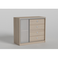 Комод-купе 1, Ширина комода 100 см Черноморск