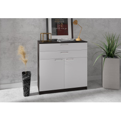 Комод 10, Готові кольорові рішення Дуб Крафт білий Пологи