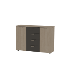 Комод Fiona/Фіона, Готові кольорові рішення Дуб Бароко Бурштиновий Софиевская Борщаговка