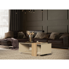 Стіл кавовий №4, Готові кольорові рішення Дуб сонома світлий Нова Каховка