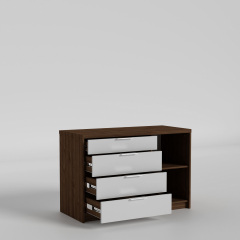 Комод Aura/Аура №3 з кришкою 32 мм, Готові кольорові рішення Дуб сонома світлий Білгород-Дністровський