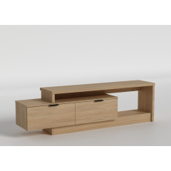 Тумба під ТБ Urban Ultra/Урбан Ультра 1, Готові кольорові рішення Дуб Евок скам'янілий Лосинівка