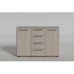 Комод 4 стандарт, Готові кольорові рішення Дуб Крафт білий Балаклея