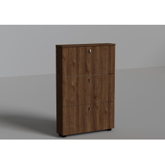 Тумба для взуття №3, Готові кольорові рішення Дуб Бароко Рістретто Нове