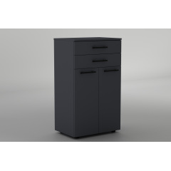 Тумба для взуття Luna/Луна, Готові кольорові рішення Біла Аляска Сміла