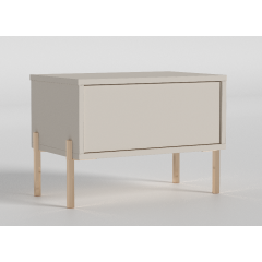 Тумба приліжкова Dominika/Домініка №6, Готові кольорові рішення Сатин Дубно