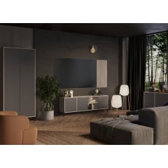 Тумба Leada/Леада №4, Готові кольорові рішення Шиншила сіра Балаклія