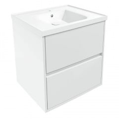 Тумба підвісна Volle TEO з умивальником 65 см білий (15-88-61) Чортків