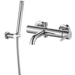 Змішувач для ванни і душу VBI Milano Chrome настінний хром (VBI-050106CH) Боярка