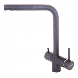 Змішувач для кухні Interline Mix new Black гранітне покриття (201220232016)