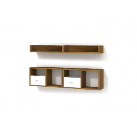 Модульна система 4, Готові кольорові рішення Дуб Експресив Бронзовий