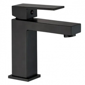 Змішувач для раковини VBI Loreno Black низький чорний (VBI-050200BL)