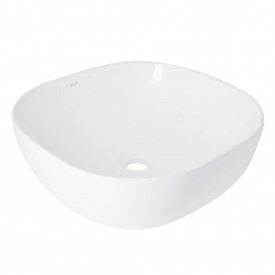 Раковина накладна Qtap Kolibri 400x400x140 біла (QT10116303W)