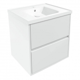 Тумба підвісна Volle TEO з умивальником 65 см білий (15-88-61)