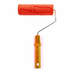 Валик структурний Polax 18 см Оранжевый (21-028) Кременец