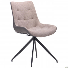 Стілець поворотний Aurora чорний/меланж латте Киев