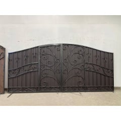 Эксклюзивные кованые ворота из профнастила Вінниця