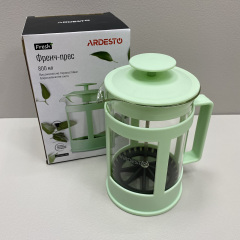 Френч-пресс стеклянный 800 мл светло-зеленый Ardesto Fresh AR1008LGB Королёво