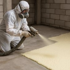 Утеплення підлоги ППУ під стяжку