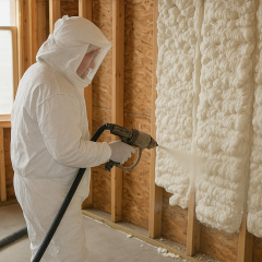 Утеплення пінополіуретаном (ППУ) — стіни Оріхів