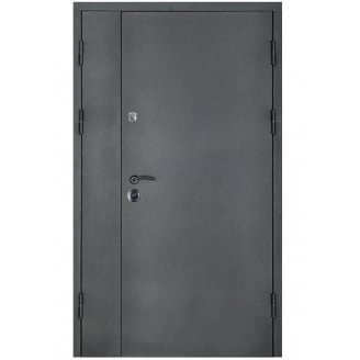 Вхідні двері Тітан полуторні сірі RAL 8016