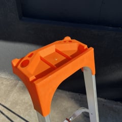 Стремянка алюминиевая на 5 ступеней для дачи Техпром Орехов