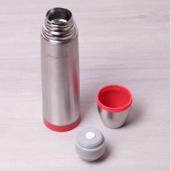 Термос Kamille 1000 мл из нержавеющей стали серебристый / красный КМ-2059 Киев