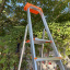 Стремянка свободностоящая 1.5 м из алюминия на 7 ступеней Стандарт Орехов