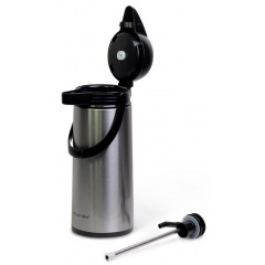 Термос помповый 1,9 л с стеклянной колбой Kamille KM-2026 Каменка-Днепровская