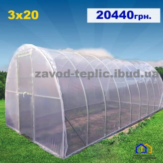 Теплиця з плівкою 3х20