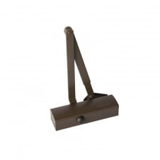 Доводчик Geze TS 2000VBC ЕN 3/4/5 ліктьова тяга з фіксацією Brown