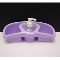Органайзер для миття з дозатором для миючого засобу фіолетовий Titiz Plastik ZP-218 Володарськ-Волинський