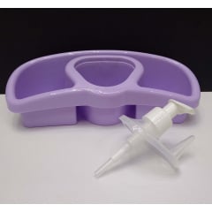 Органайзер для миття з дозатором для миючого засобу фіолетовий Titiz Plastik ZP-218 Володарськ-Волинський