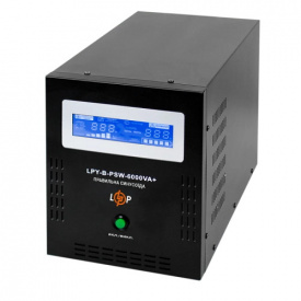 Джерело безперебійного живлення LogicPower 48V LPY-B-PSW-6000VA+(4200Вт)10A/20A з правильною синусоїдою