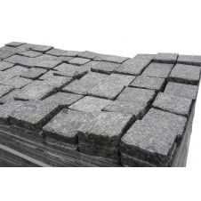 Пилено-колота брусчатка ("Французька") Лабрадорит 10*10*3 см