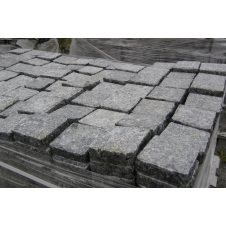 Пилено-колота брусчатка ("Французька") Лабрадорит 10*10*4 см