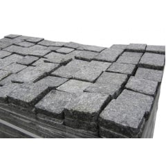 Пилено-колота брусчатка ("Французька") Лабрадорит 10*10*3 см Николаев